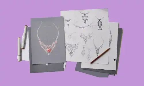GOLD Necklace Drawing Full Video | How To Jewelry Design Sketch - YouTube-sonthuy.vn